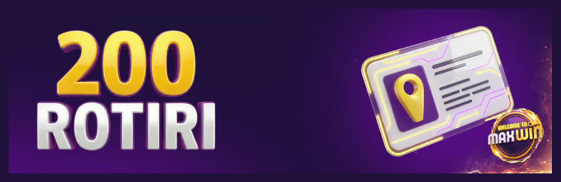 Maxwin casino 200 rotiri gratuite